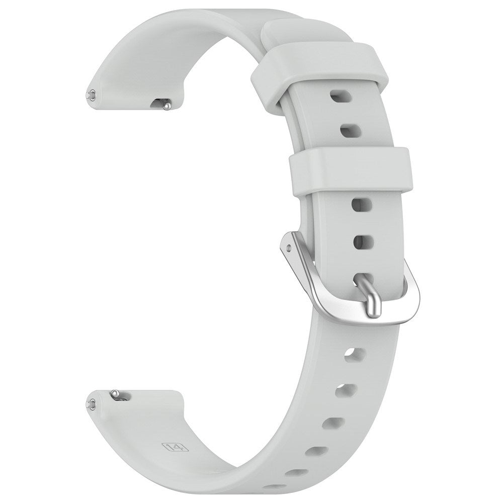 EIDERWOOD Garmin Lily 2 Silikone Rem m. Metalspænde - Grå