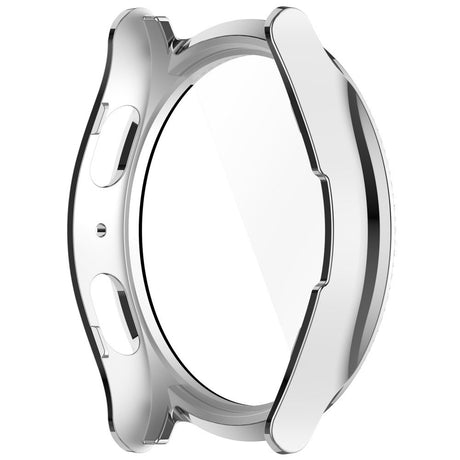 Samsung Galaxy Watch 7 (40mm) Hårdt Plast Cover m. Indbygget Skærmbeskyttelse - Sølv & Rhinsten