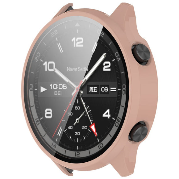 OnePlus Watch 2R Cover - Hærdet Glas - Lyserød