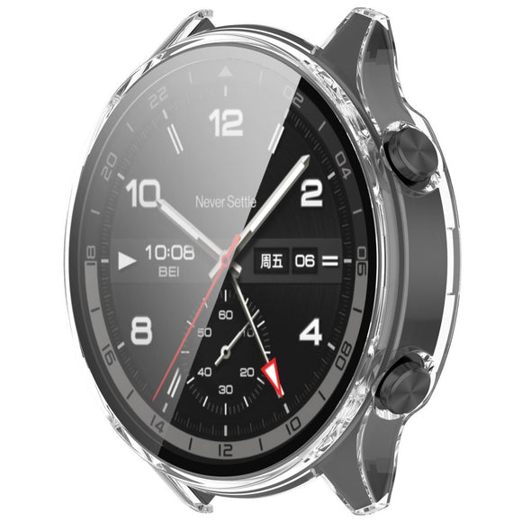 OnePlus Watch 2R Cover - Hærdet Glas - Gennemsigtig