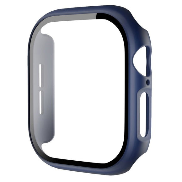 Apple Watch 11 / 10 (46mm) Hård Plast Cover m. Indbygget Skærmbeskyttelse - Mørkeblå
