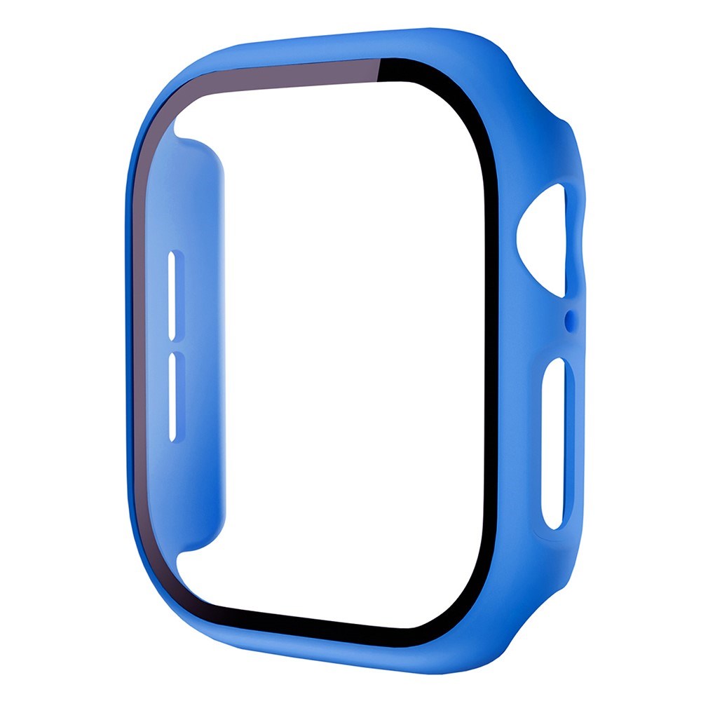 Apple Watch 11 / 10 (46mm) Hård Plast Cover m. Indbygget Skærmbeskyttelse - Blå
