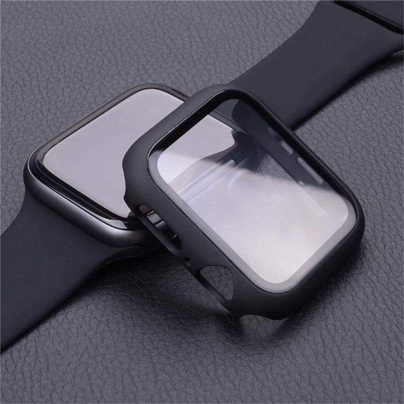 Apple Watch 11 / 10 (46mm) Hård Plast Cover m. Indbygget Skærmbeskyttelse - Blå