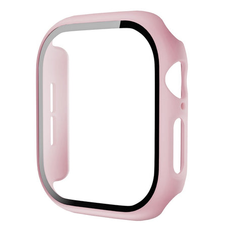 Apple Watch 11 / 10 (42mm) Hård Plast Cover m. Indbygget Skærmbeskyttelse - Lyserød