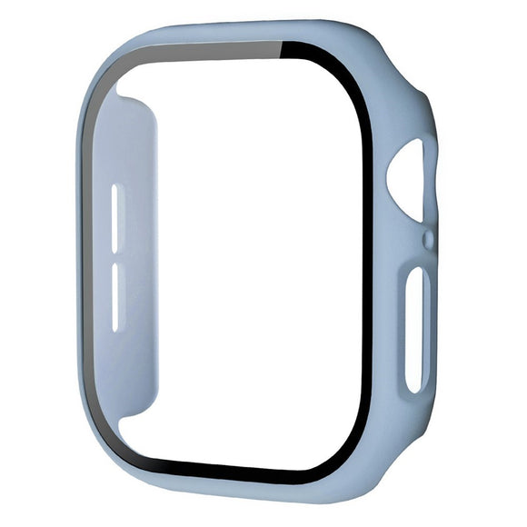 Apple Watch 11 / 10 (42mm) Hård Plast Cover m. Indbygget Skærmbeskyttelse - Lyseblå