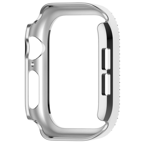 Apple Watch 11 / 10 (42mm) Hårdt Plastik Cover - Sølv / Rhinsten