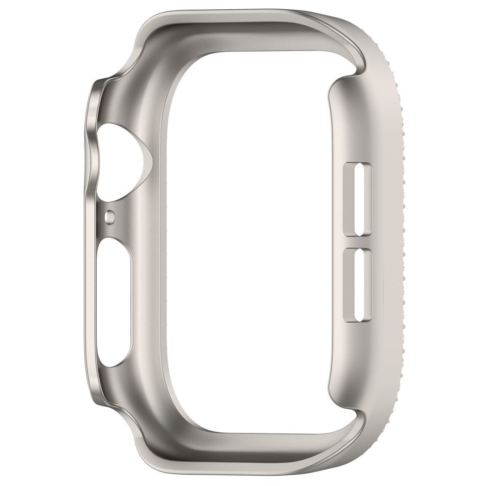 Apple Watch 11 / 10 (42mm) Hårdt Plastik Cover - Grå / Rhinsten