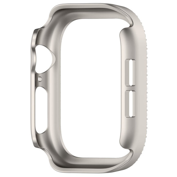 Apple Watch 11 / 10 (42mm) Hårdt Plastik Cover - Grå / Rhinsten
