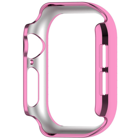 Apple Watch 11 / 10 (42mm) Hårdt Plast Cover - Pink / Rhinsten