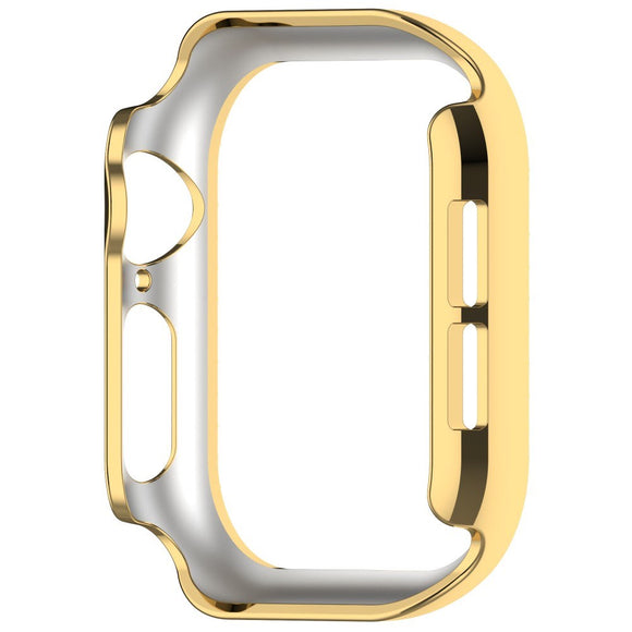 Apple Watch 11 / 10 (42mm) Hårdt Plast Cover - Guld / Rhinsten