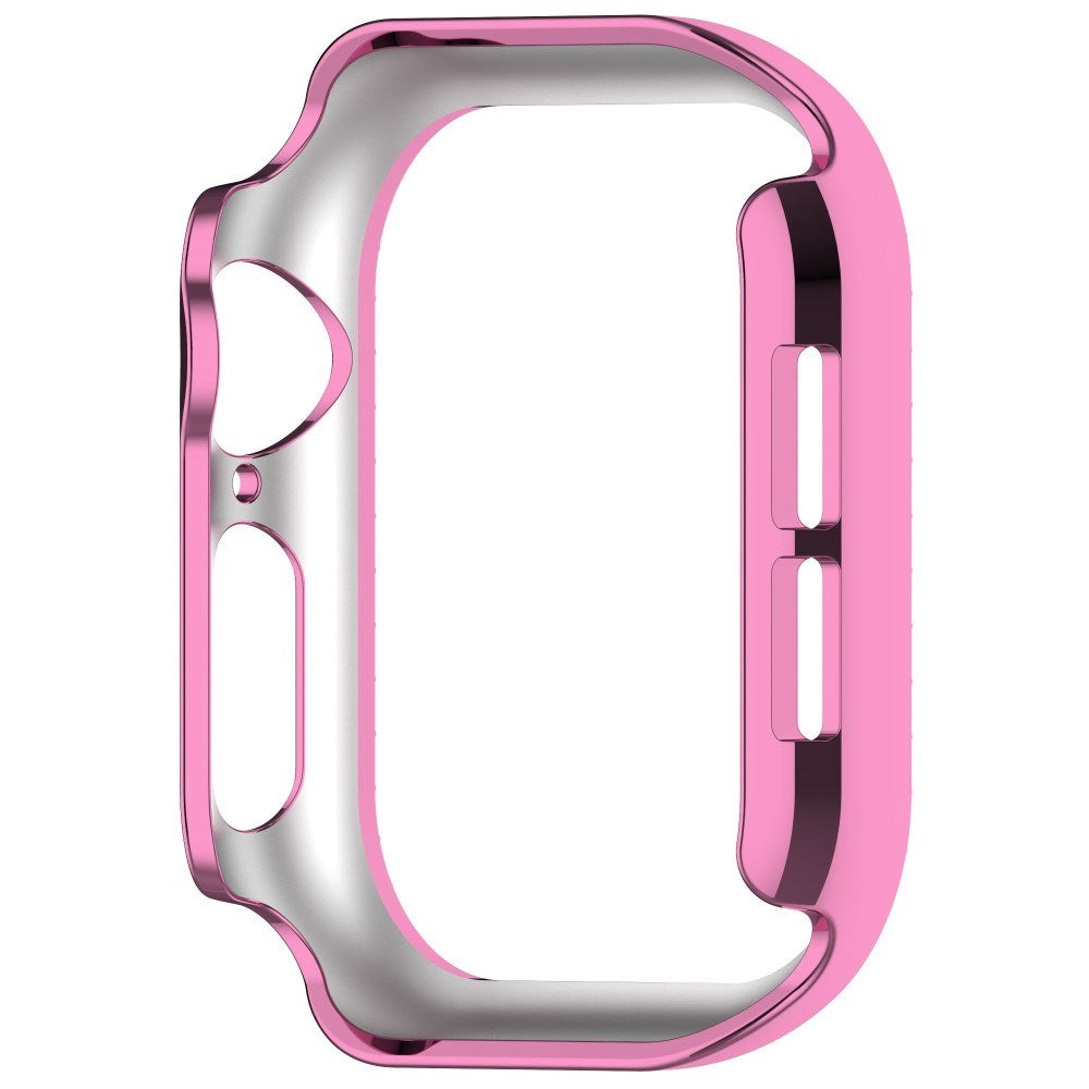 Apple Watch 11 / 10 (46mm) Hårdt Plast Cover - Pink / Rhinsten