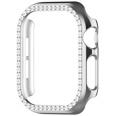 Apple Watch 11 / 10 (46mm) Hårdt Plast Cover - Sølv / Rhinsten