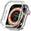 Apple Watch 11 / 10 (46mm) Hårdt Plast Cover - Gennemsigtig / Rhinsten