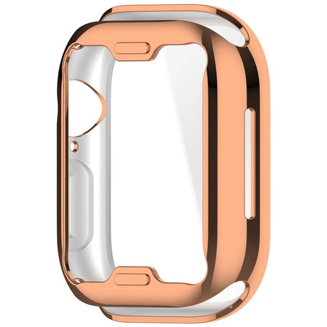 Apple Watch 11 / 10 (42mm) Fleksibelt Plast Cover m. Skærmbeskyttelse - Rose Gold