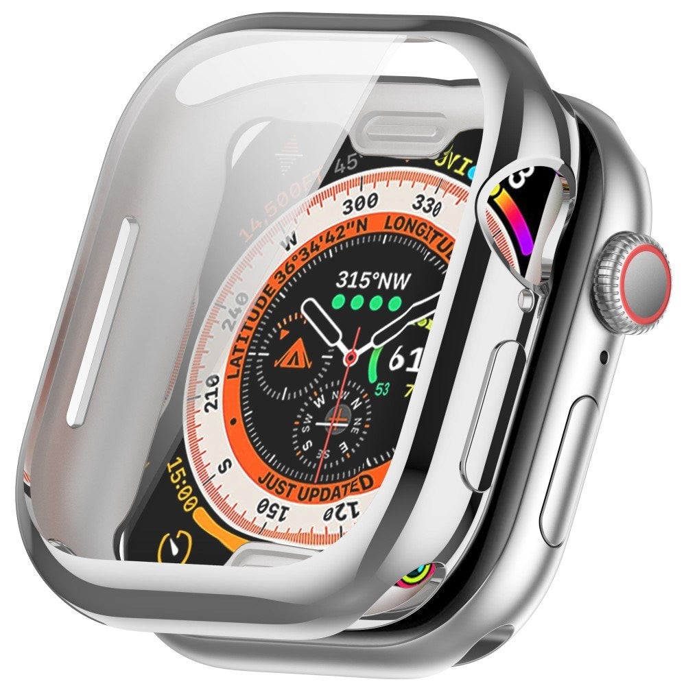 Apple Watch 11 / 10 (42mm) Fleksibelt Plast Cover m. Skærmbeskyttelse - Sølv