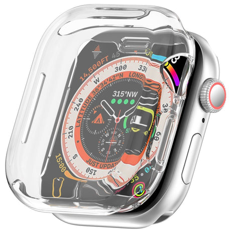 Apple Watch 11 / 10 (42mm) Fleksibelt Plast Cover m. Skærmbeskyttelse - Gennemsigtig