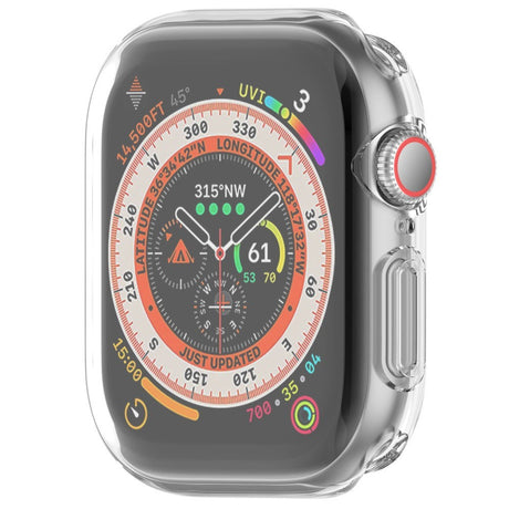 Apple Watch 11 / 10 (42mm) Fleksibelt Plast Cover m. Skærmbeskyttelse - Gennemsigtig