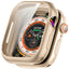 Apple Watch 11 / 10 (42mm) Fleksibelt Plast Cover m. Skærmbeskyttelse - Starlight