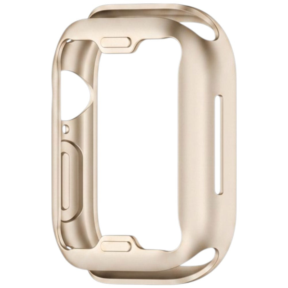 Apple Watch 11 / 10 (42mm) Fleksibelt Plast Cover m. Skærmbeskyttelse - Starlight