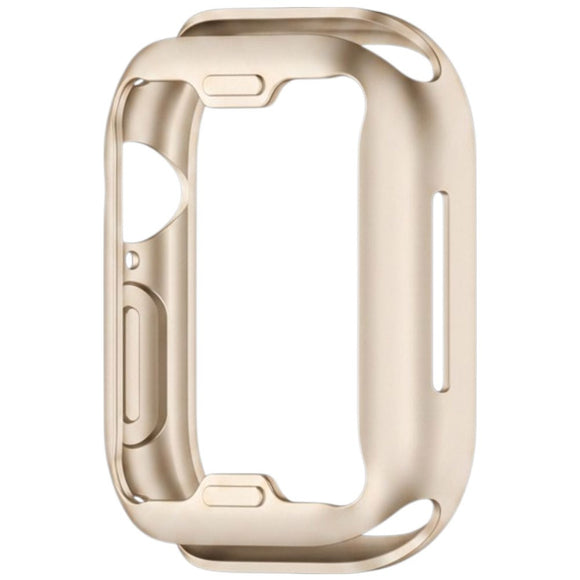 Apple Watch 11 / 10 (42mm) Fleksibelt Plast Cover m. Skærmbeskyttelse - Starlight