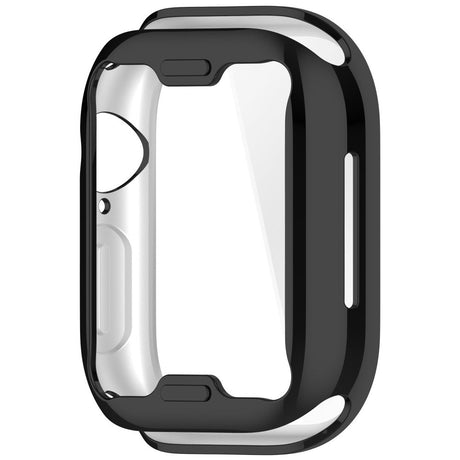 Apple Watch 11 / 10 (46mm) Fleksibelt Plast Cover m. Skærmbeskyttelse - Sort