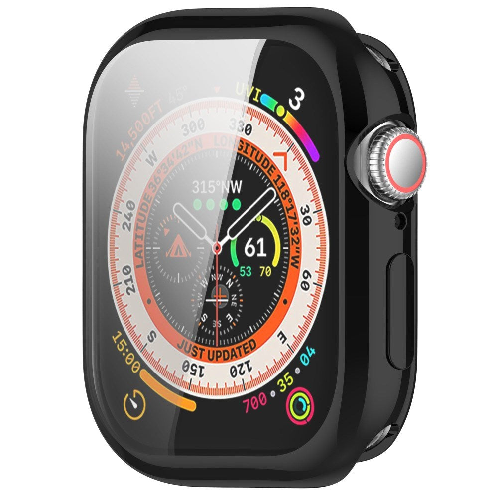 Apple Watch 11 / 10 (46mm) Fleksibelt Plast Cover m. Skærmbeskyttelse - Sort