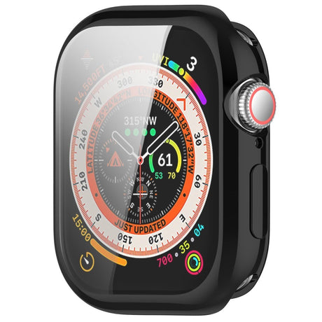 Apple Watch 11 / 10 (46mm) Fleksibelt Plast Cover m. Skærmbeskyttelse - Sort