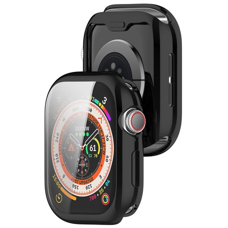 Apple Watch 11 / 10 (46mm) Fleksibelt Plast Cover m. Skærmbeskyttelse - Sort