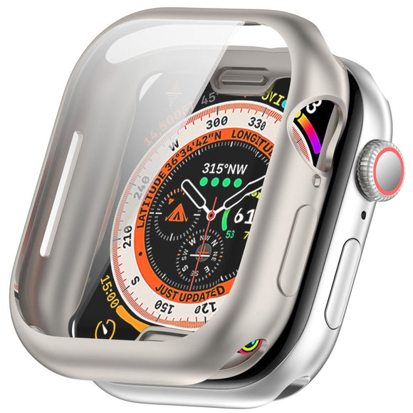 Apple Watch 11 / 10 (46mm) Fleksibelt Plast Cover m. Skærmbeskyttelse - Starlight