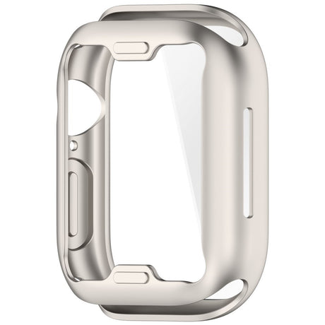 Apple Watch 11 / 10 (46mm) Fleksibelt Plast Cover m. Skærmbeskyttelse - Starlight