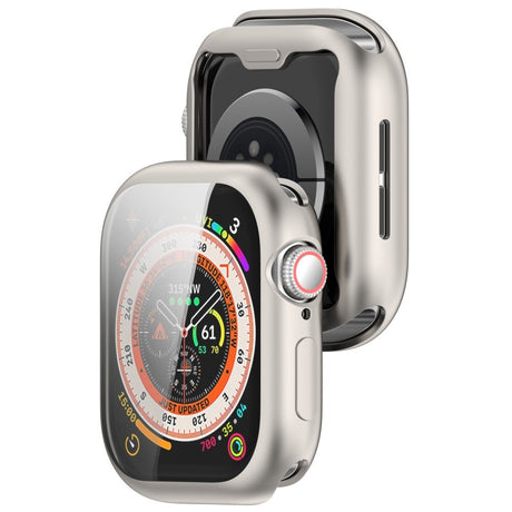 Apple Watch 11 / 10 (46mm) Fleksibelt Plast Cover m. Skærmbeskyttelse - Starlight