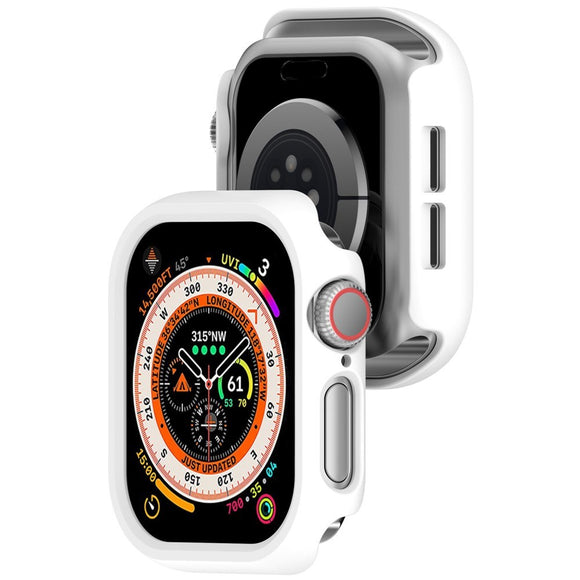Apple Watch 11 / 10 (42mm) Hårdt Plast Cover - Hvid