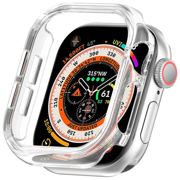 Apple Watch 11 / 10 (42mm) Hårdt Plast Cover - Gennemsigtig
