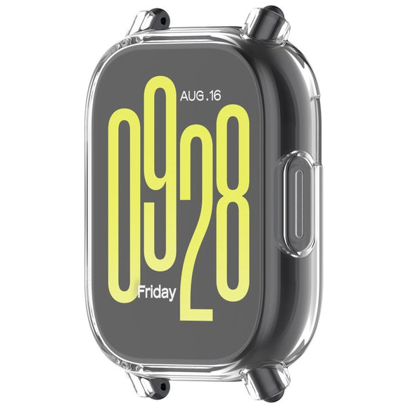Xiaomi Redmi Watch 5 Lite Fleksibelt Plastik Cover - Gennemsigtig