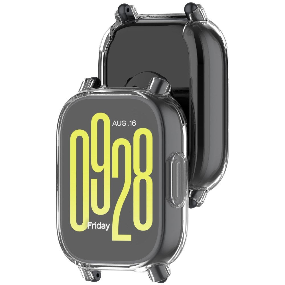 Xiaomi Redmi Watch 5 Lite Fleksibelt Plastik Cover - Gennemsigtig