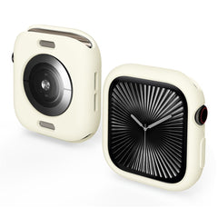 Apple Watch 11 / 10 (46mm) Fleksibelt Plast Cover - Beige