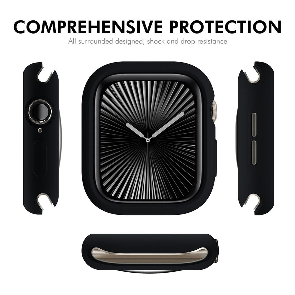 Apple Watch 11 / 10 (46mm) Fleksibelt Plast Cover - Beige