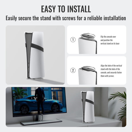 Stander til PS5 / PS5 Pro / PS5 Slim - Sølv