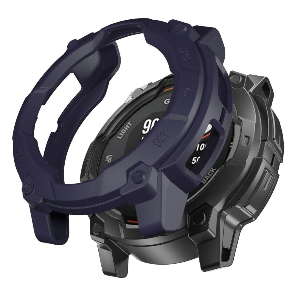 Garmin Instinct 3 Solar (45mm) Rugged Plastik Cover - Blå