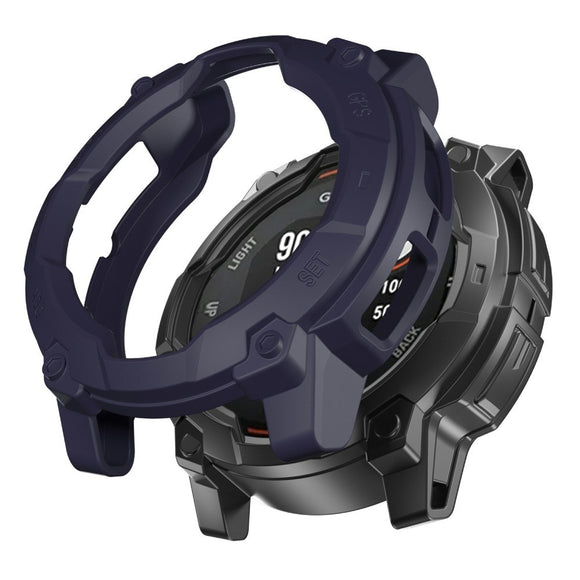 Garmin Instinct 3 Solar (45mm) Rugged Plastik Cover - Blå