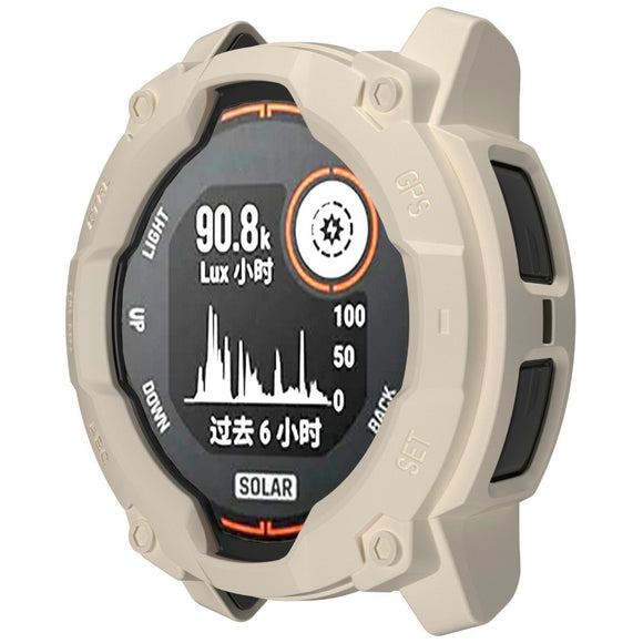 Garmin Instinct 3 Solar (45mm) Rugged Plastik Cover - Hvid