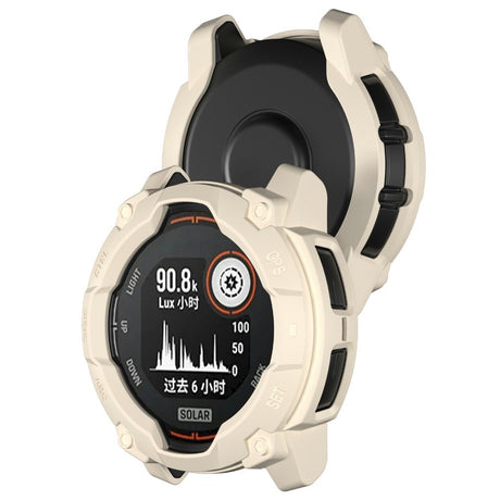 Garmin Instinct 3 Solar (45mm) Rugged Plastik Cover - Hvid