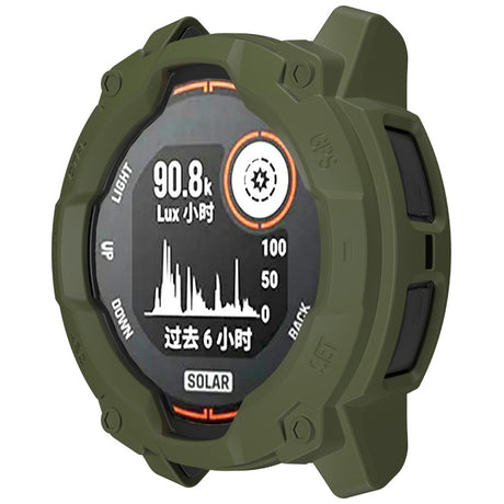 Garmin Instinct 3 Solar (50mm) Rugged Plastik Cover - Grøn