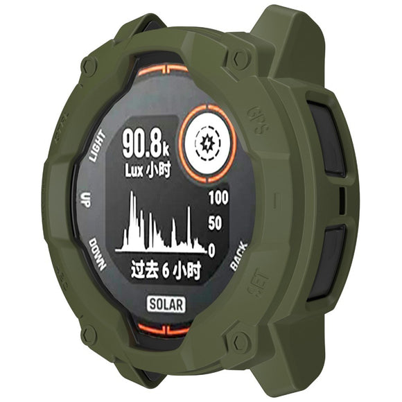 Garmin Instinct 3 Solar (50mm) Rugged Plastik Cover - Grøn