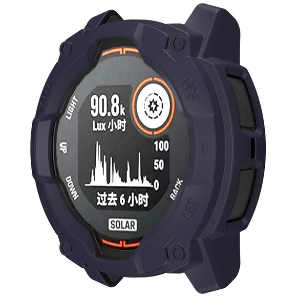 Garmin Instinct 3 Solar (50mm) Rugged Plastik Cover - Blå
