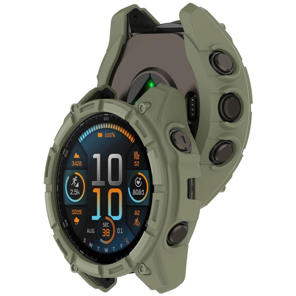 Garmin Tactix 8 Solar (51mm) Bumper Plastik Cover - Grøn