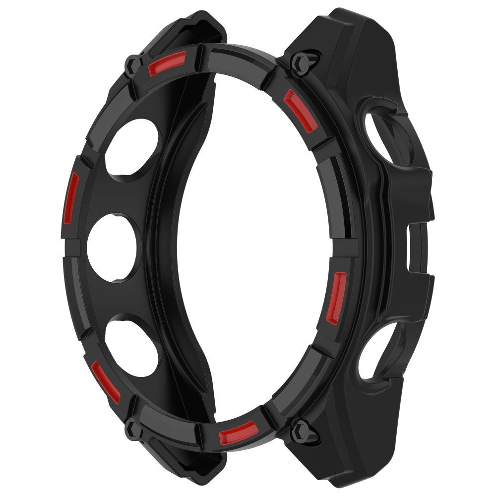 Garmin Tactix 8 Solar (51mm) Bumper Plastik Cover - Sort / Rød