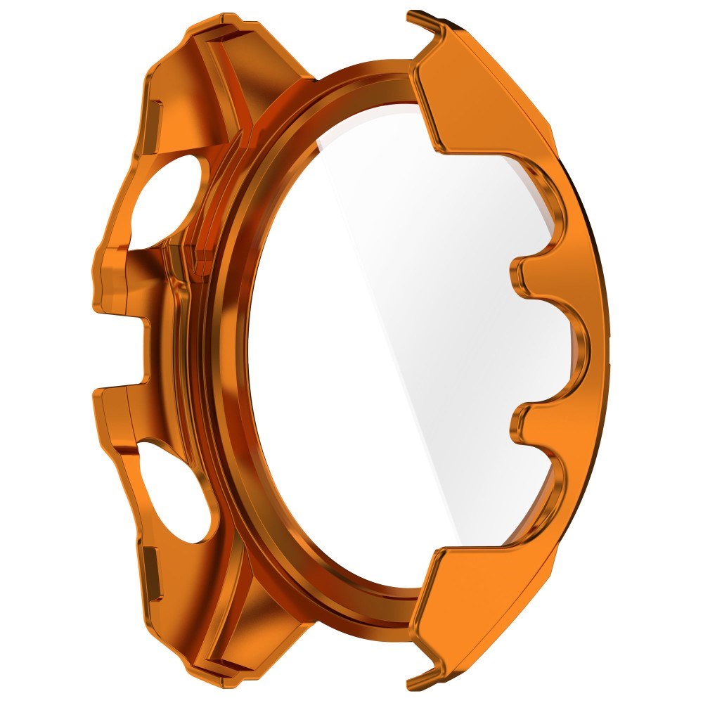 Garmin Tactix 8 AMOLED (47mm) Hårdt Plastik Cover m. Beskyttelsesglas - Orange / Gul