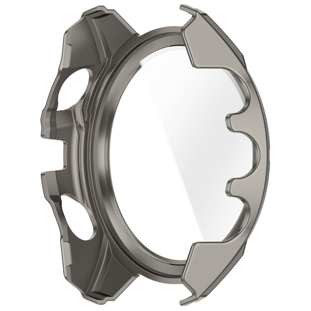 Garmin Tactix 8 AMOLED (47mm) Hårdt Plastik Cover m. Beskyttelsesglas - Titanium / Blå