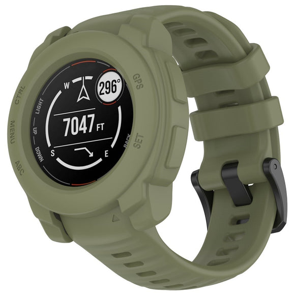 Garmin Instinct E (40mm) Bumper Silikone Cover - Army Grøn